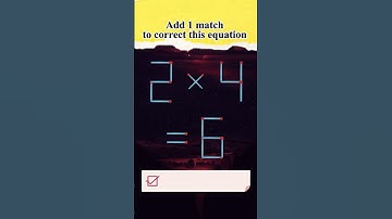 Мatchstick puzzle №91 Add 1 match to correct this equation