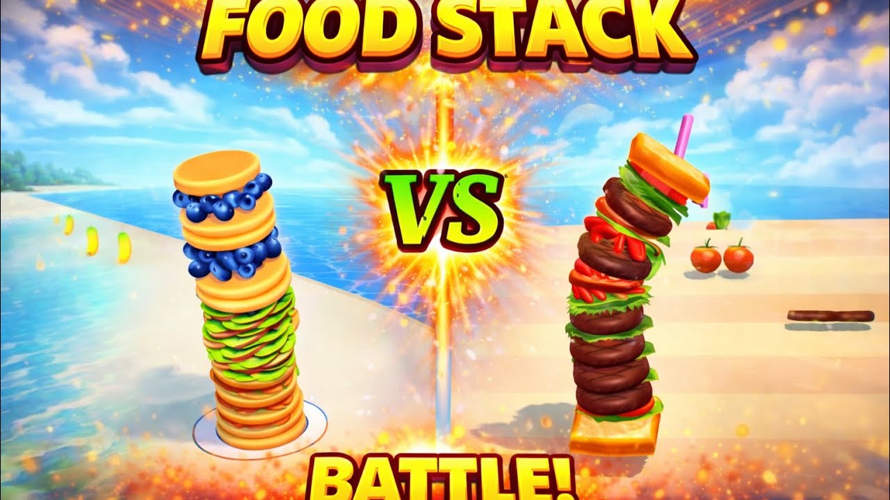 👉 NO WAY This Food Stack Survives 😳🍔 - YouTube