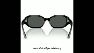 Jimmy Choo JC5021BU 505487 Sunglasses Womens Black Silver Night Dark Grey 56mm  Black Crystal Jet Da