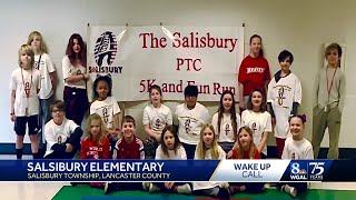 Salisbury Elementary School share a Wake Up Call for WGAL News 8 Today