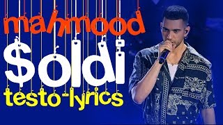Mahmood - Soldi (testo,  lyrics) | Mahmood - Soldi live con testo (Sanremo 2019)