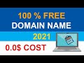 How To Get A Free Domain Name  ( 100% FREE ) | Domain Name For Free
