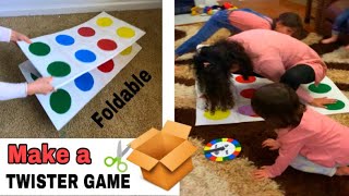 DIY Twister game | Cardboard crafts #craft #diy #game