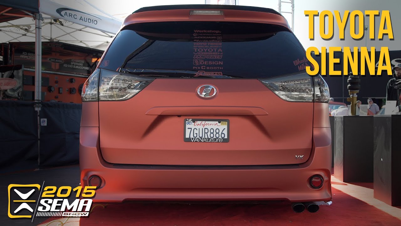 SEMA 2015 | Toyota Sienna | Van Kulture