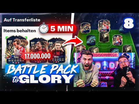 17 MIO BL TOTS in 5 MIN GEZOGEN 😱 Entscheidet MEGA UPGRADE in Battle Pack 2 Glory #8 🏆