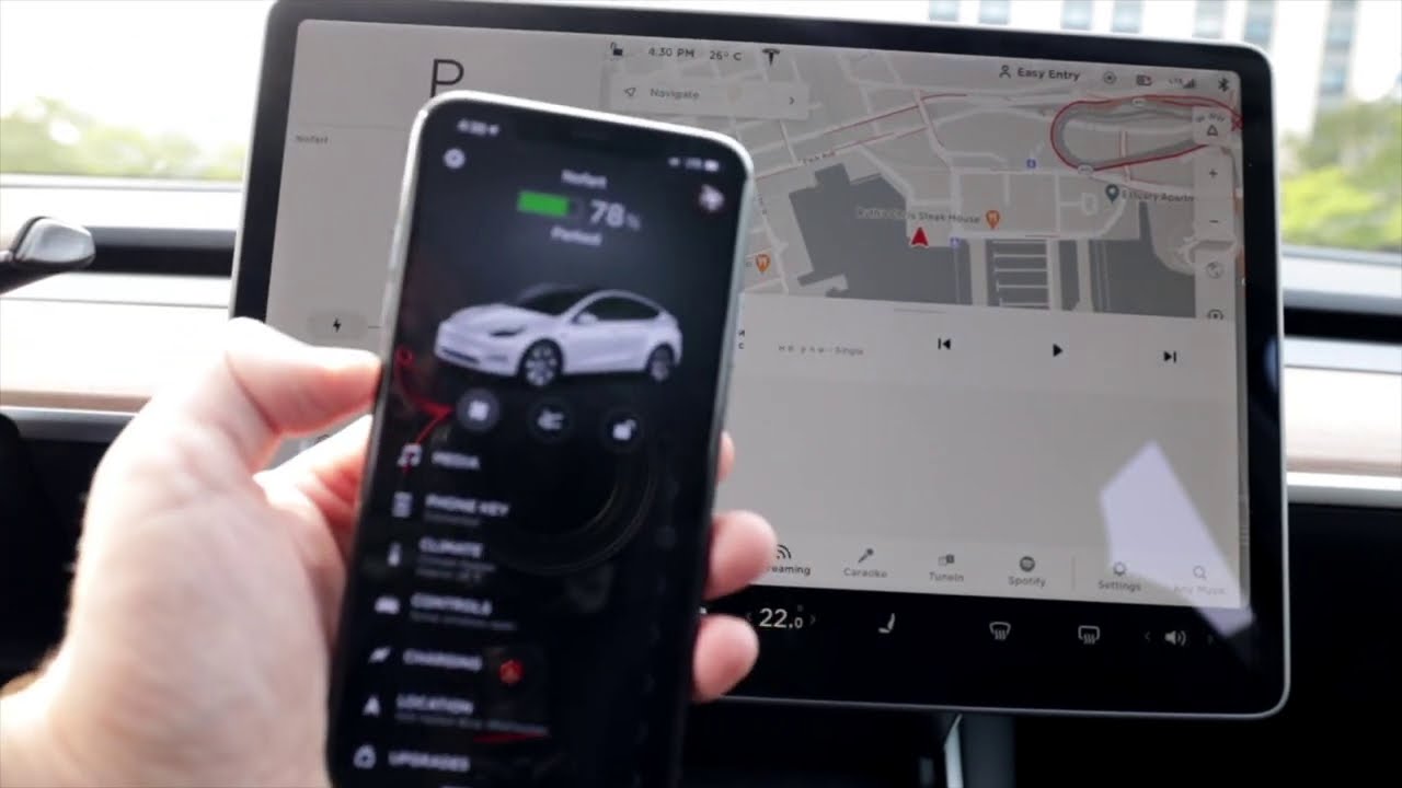 Tesla приложение на андроид
