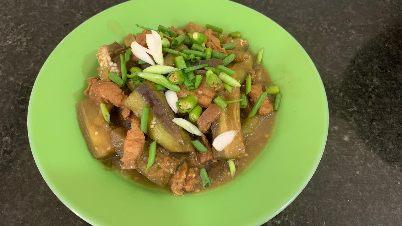 របៀបឆាត្រាប់វែង រឺត្រាប់ក្ដគោងាយៗ ឆាប់បានញាំ How to cook eggplant YouTube