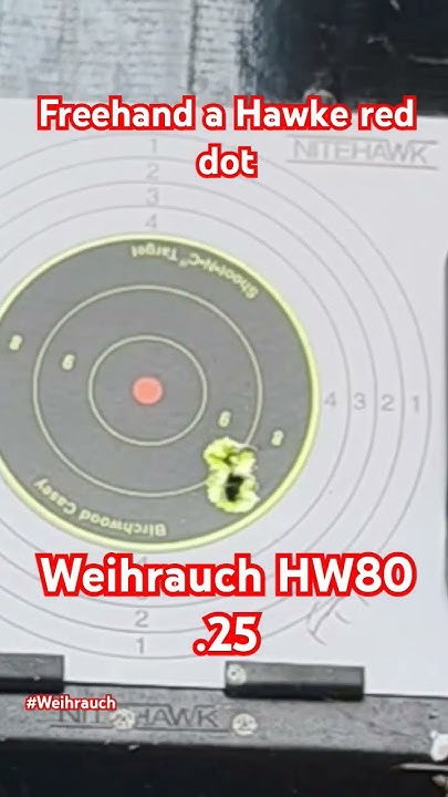 Weihrauch HW80 .25 barrel swap, 1st test #Weihrauch #Airrifle #HW80 ...