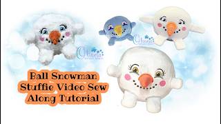Ball Snowman Sew Along