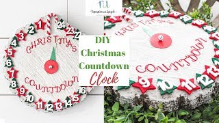 DIY Christmas Countdown Clock with an Up Cycled Tree Charger