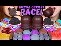 ASMR SPECIAL DESSERT RACE GIANT CHOCOLATE MARSHMALLOW MOCHI ICE CREAM CADBURY KINDER JOY OREO먹방