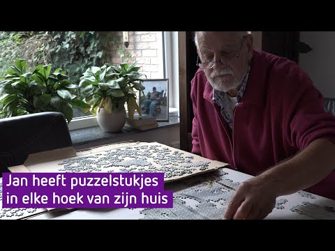 Jan legt een puzzel van 33.600 stukjes, en dat zonder voorbeeld