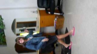 mama erins attempt at a moon walk after closing at third dimension salon in aberdeen wa