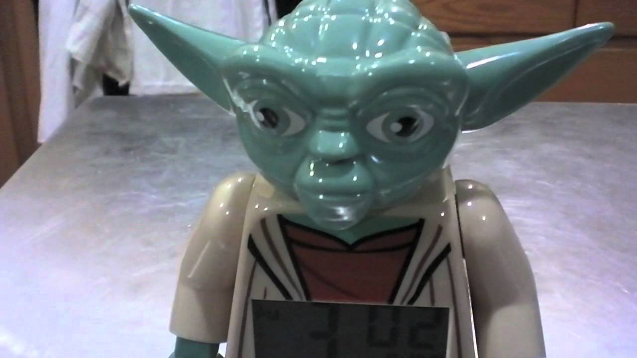 I detaljer ingen færdig Lego Star Wars Yoda Alarm Clock Quick Review - YouTube