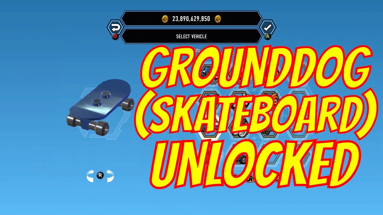 LEGO City Undercover Remastered Grounddog (Skateboard) Unlock Location and  Free Roam Gameplay - YouTube