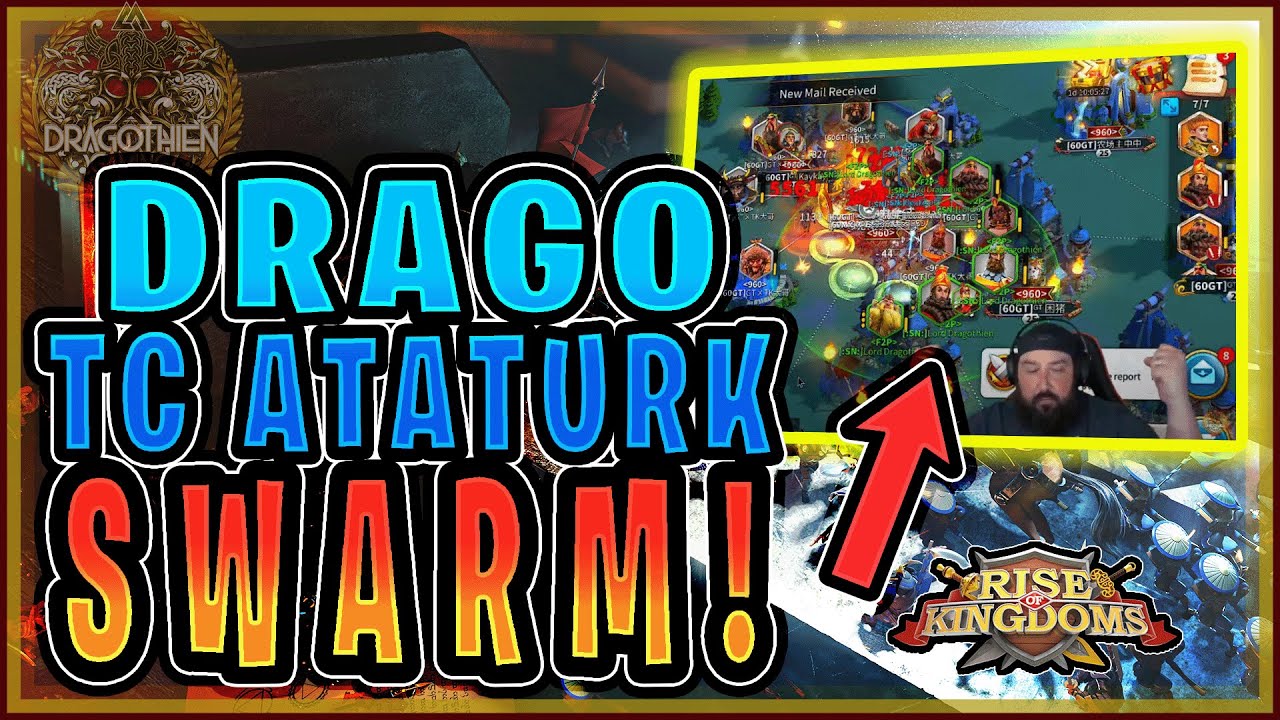 DRAGO TC ATATURK! DRAGO SWARMS 60GT FLAG SOLO! AMAZING KVK!