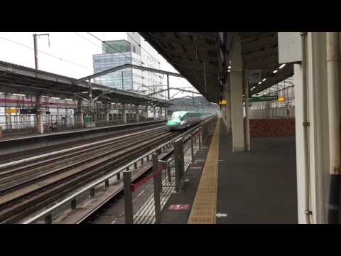 はやぶさ＆こまち 福島通過!