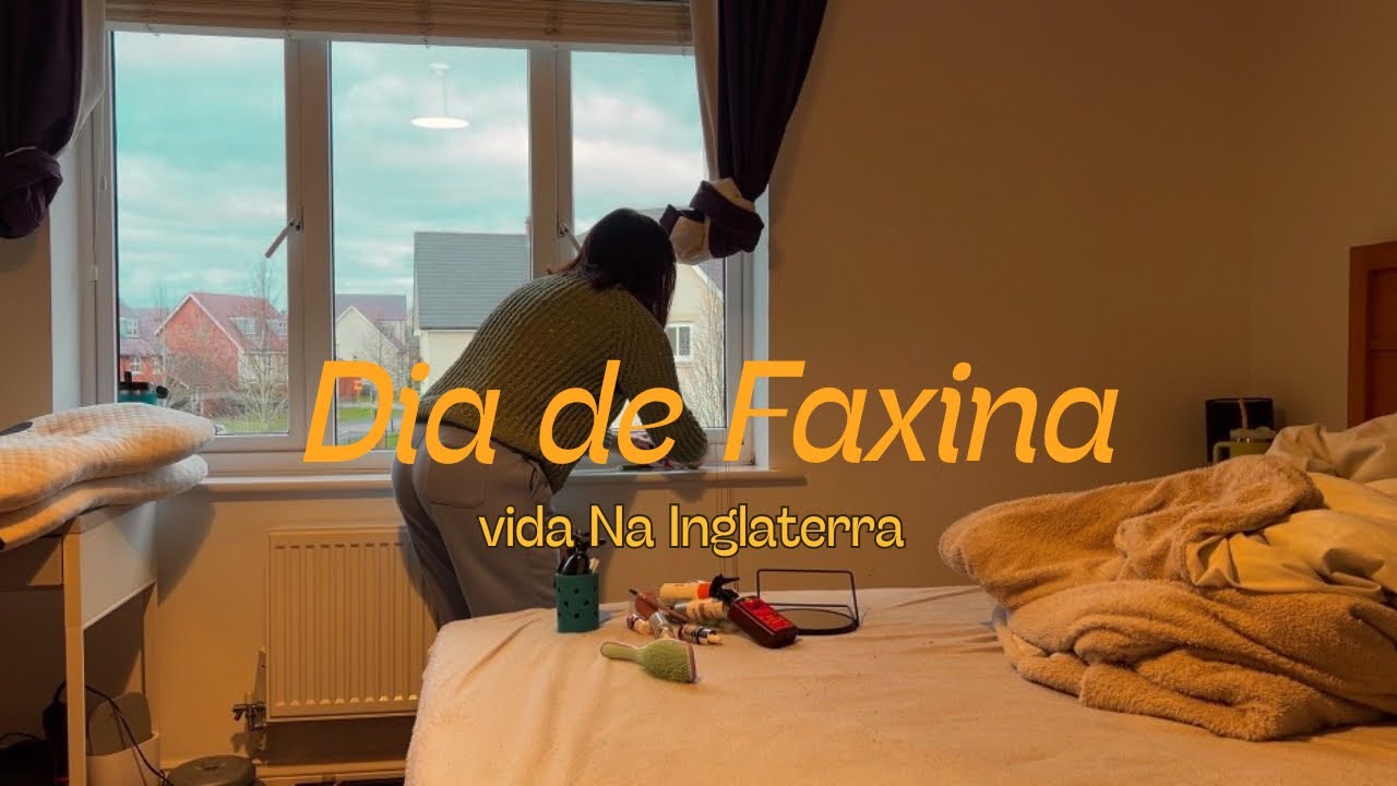 Dia De Faxina Morando na Inglaterra 🏴󠁧󠁢󠁥󠁮󠁧󠁿 / primeira faxina do Ano / escurecendo as 15 h 
