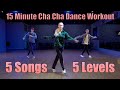 15 Minütiges Cha Cha Tanz Workout 5 Songs 5 Schwierigkeitsstufen Tanzroutine Zum Mitmachen 15 Minütiges Cha Cha Tanz Workout 5 Songs 5 Schwierigkeitsstufen Tanzroutine Zum Mitmachen