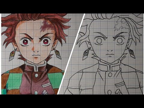 Vẽ Tanjiro | How To Draw Tanjiro | Kimetsu No Yaiba - Youtube