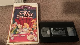 Opening to Alice in Wonderland 1998 VHS