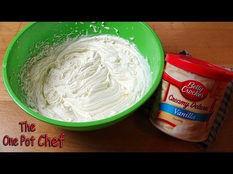 Quick Tips: Store Bought Frosting Super Tip! | One Pot Chef