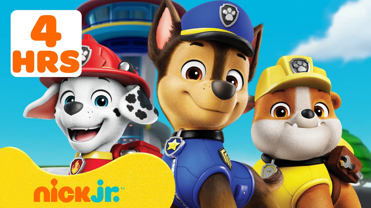 Paw Patrol - La Squadra dei Cuccioli | I momenti migliori di Chase! 💙🐾 | 4 ore | Nick Jr. Italia