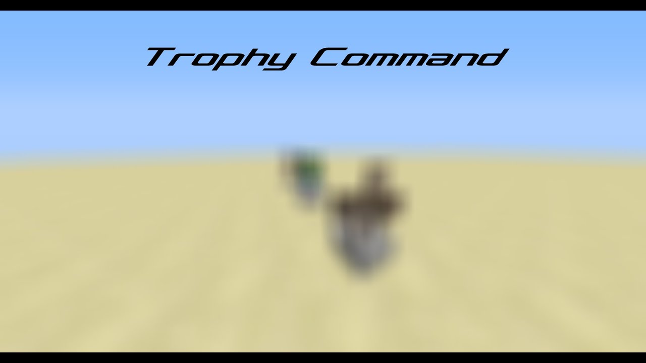 Only one Command - Trophy Command - YouTube
