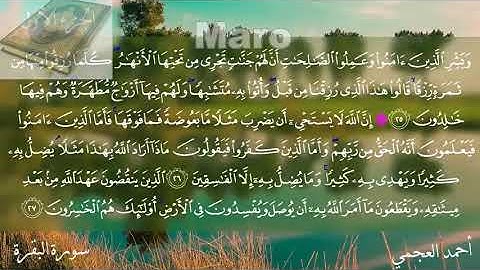 الربع الثاني (ان الله ) سورة البقرة بصوت العجمي لسهلة الحفظ والمراجعة