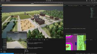 Carla Simulator + A* local planner.