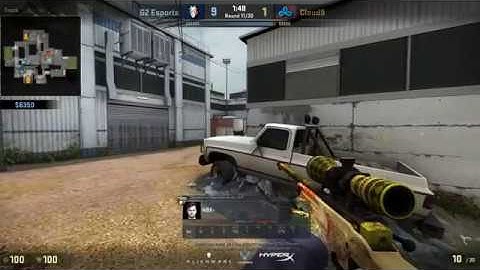 G2 NBK POV vs Cloud9 on Cache (27-13) (ELEAGUE Major 2018)