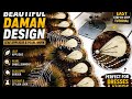 Beautiful Daman Design with Leaf Applique & Pearl Work | Easy Sewing Tutorial