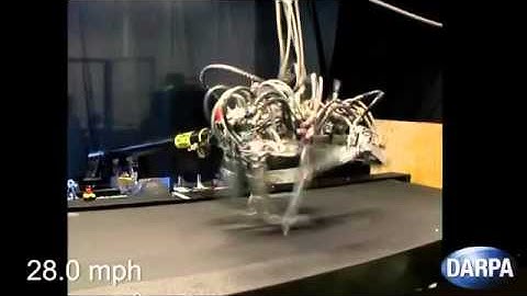World Speed Record For a US Robot Cheetah by DARPA