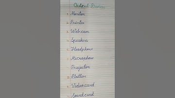 Output devices #viralvideo #viral #trendingshorts #learning #kidseducation