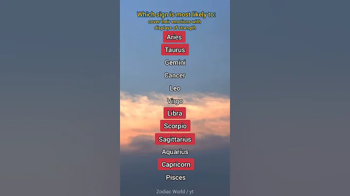 Which sign is most likely to?  - Zodiac Signs Tiktok - DayDayNews