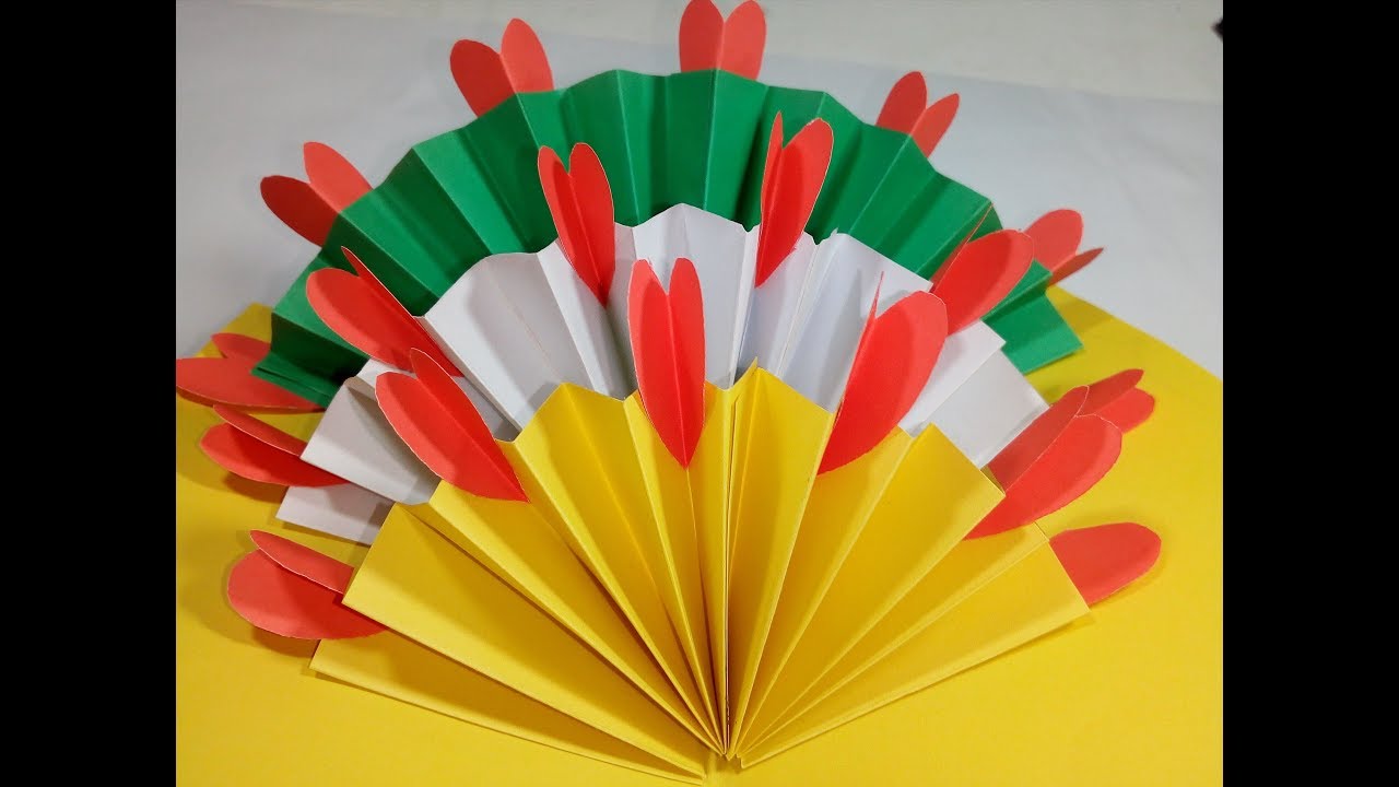 hand made gift for valentines day pop up Card tutorial 3d heart paper ...