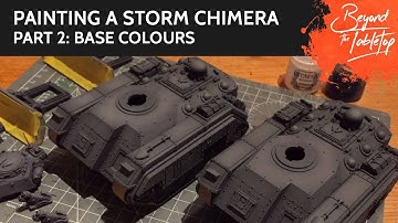 Painting a Storm Chimera. Part 2: Base colours