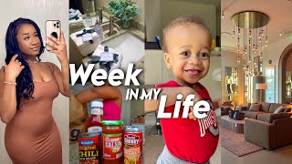 Weekly Vlog♡ Decor Shopping, Home Updates, Grocery Haul, Silk Press, Cooking, Meal Prep & MORE!