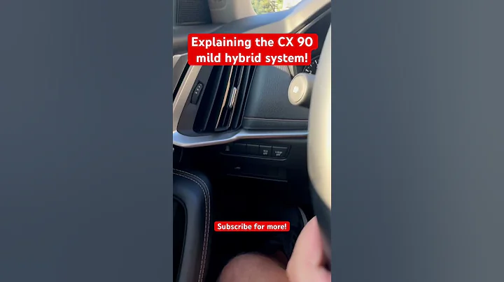 The Mazda CX90 has an INTERESTING 48V hybrid system