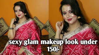 Indian Y Glam Makeup Look Under 150Rs Affordable Makeup Look