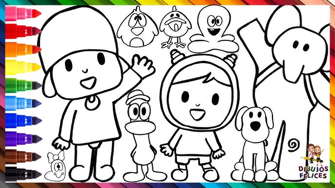 Dibuja y Colorea A Pocoyó Y Sus Amigos 👶👧🐶🐥🐘🐙🐦🐛 Dibujos Para Niños - YouTube dibuja-y-colorea-a-pocoy-y-sus-amigos-dibujos-para-ni-os-youtube