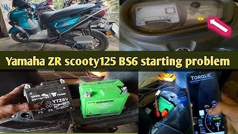 Yamaha ray zr scooty 125 bs6 starting problem?Ray zr scooty 125 bs6 check engine light problemsolve