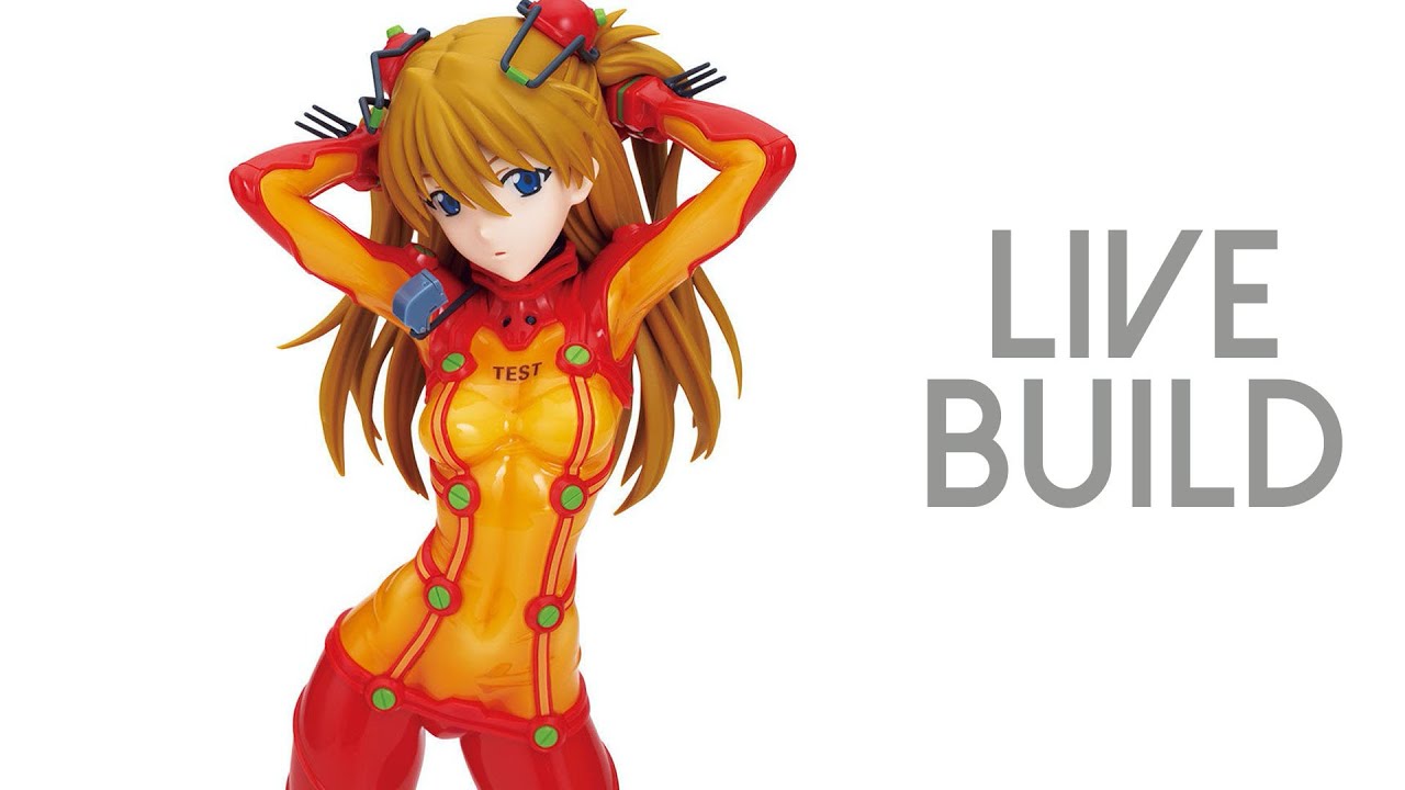 Figure-rise LABO アスカ Figure-rise LABO Shikinami Asuka Langley LIVE BUILD! - YouTube