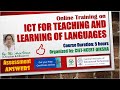 Online training on ICT for Teaching and Learning of Languages | CIET-NCERT-DIKSHA | Anju Verma