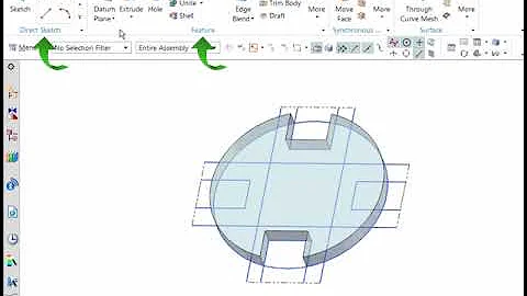 Основы UnigraphicsNX - Начало работы с NX