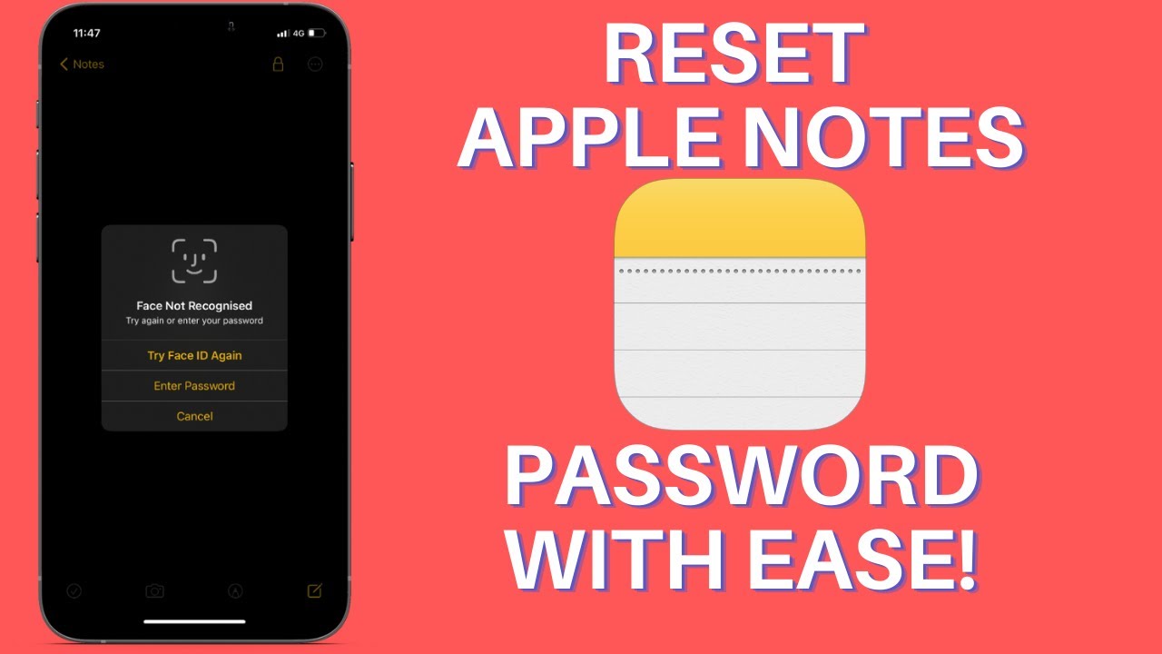 How to Reset Notes Password on iPhone/iPad in iOS 23 Or Later