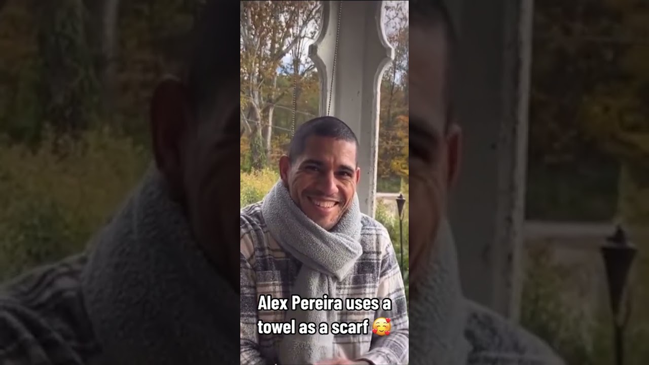 Alex Pereira is cold🥶