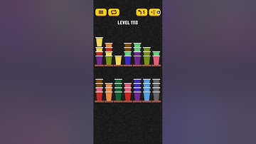 Cup Sort Puzzle Level 1113 = Water Sort Puzzle Level 1113 = Ball Sort Puzzle Level 1113 All the same