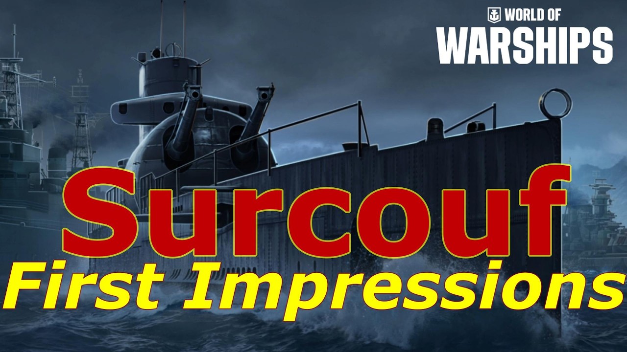 World of Warships - Первые впечатления от Surcouf: 1,5 МИЛЛИОНА угля за это?