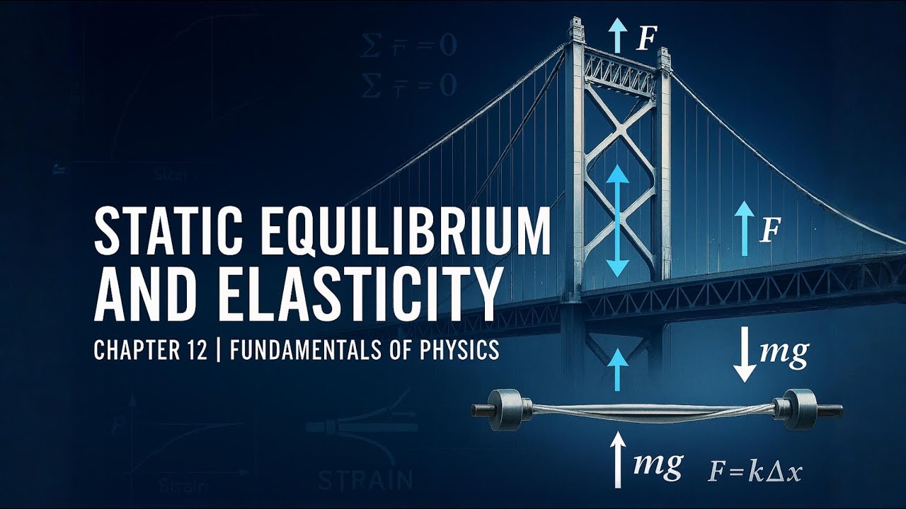 Equilibrium and Elasticity Explained | Fundamentals of Physics Chapter ...
